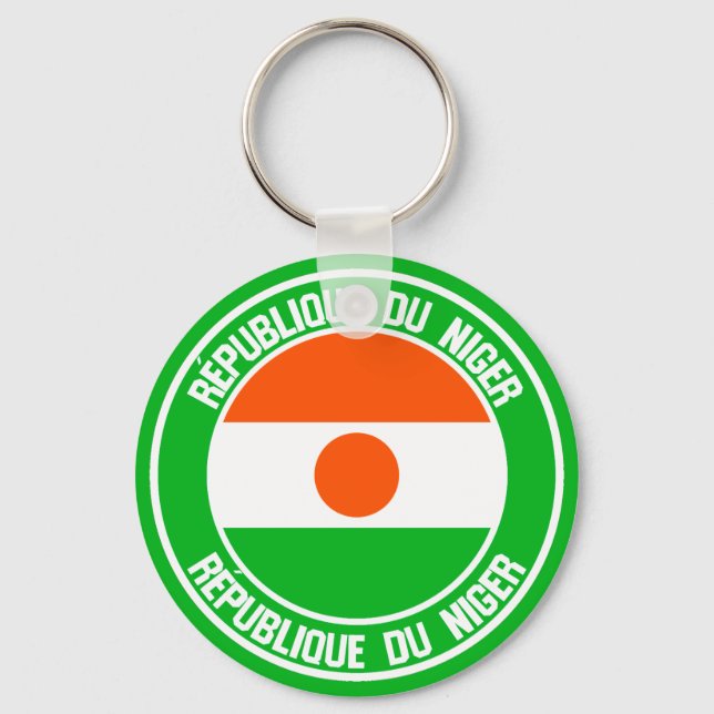 Chaveiro Niger Round Emblem (Frente)