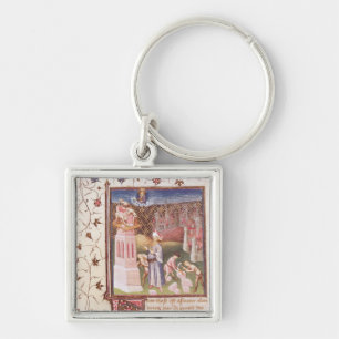 Chaveiro Nimrod que vigia a construção da torre de