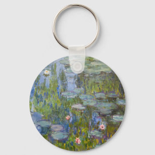Chaveiro Ninféias de Claude Monet 1915 Arte Impressionista