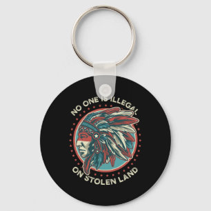 Chaveiro Ninguém É Ilegal Em Terra Roubada
