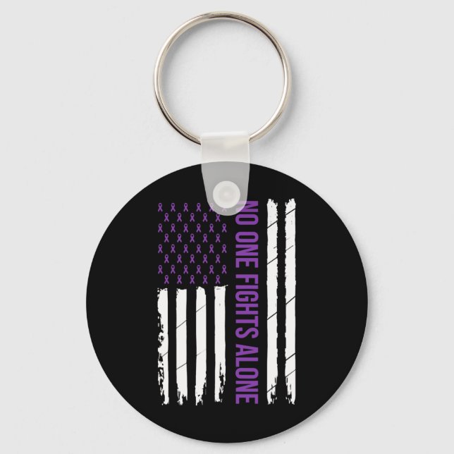 Chaveiro Ninguém voa sozinho Rita Roxo Alzheimer (Frente)