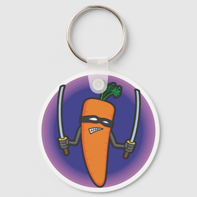 Chaveiro Ninja Carrot Keyring (Frente)