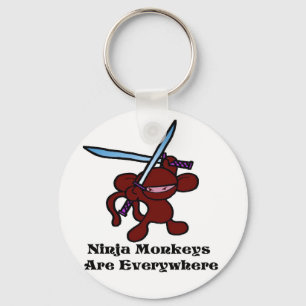 Chaveiro Ninja vermelho aéreo