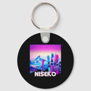Chaveiro Niseko Ski - Estilo De anos 80 Retroativo, Esqui E