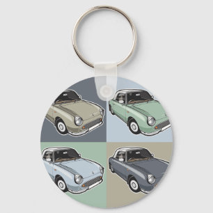 Chaveiro Nissan Figaro em quatro cores