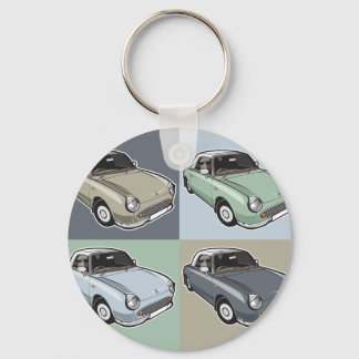 Chaveiro Nissan Figaro em quatro cores