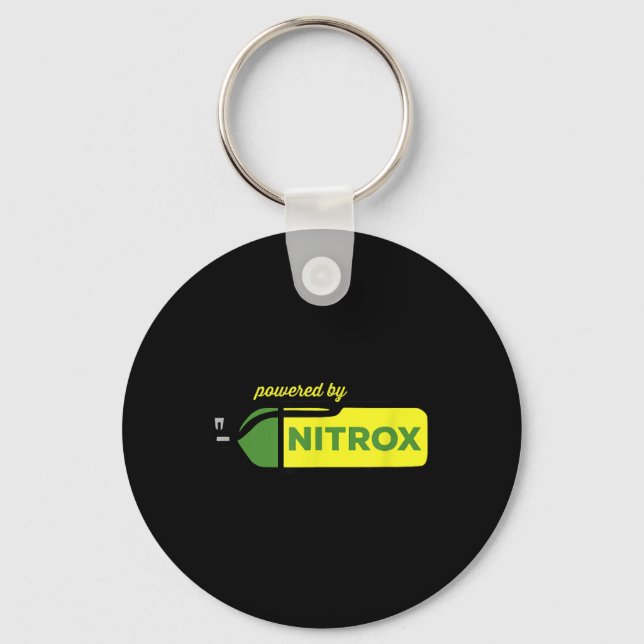 Chaveiro Nitrox alimentado por Diver Scuba Diving Underwate (Frente)