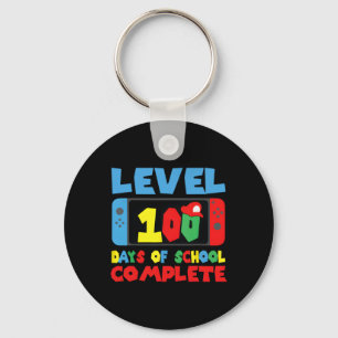 Chaveiro Nível 100 Dias De Escola Completo Video Game Gamer