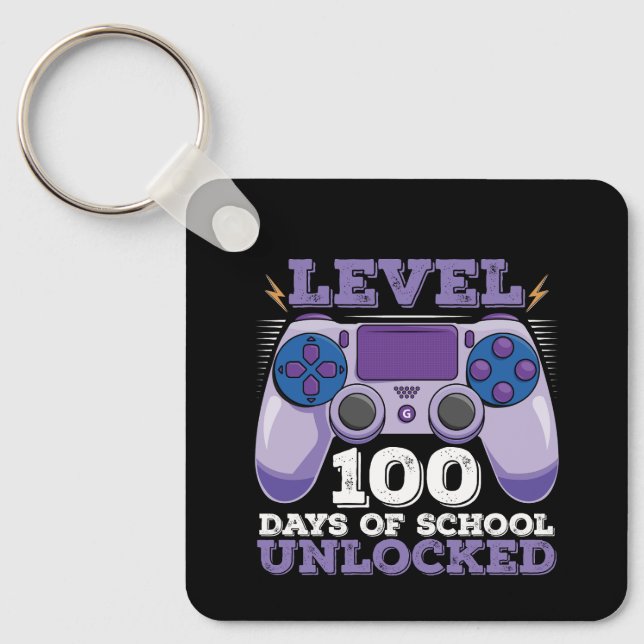 Chaveiro Nível 100 Dias De Escola Desbloqueado Jogador Jogo (Frente)