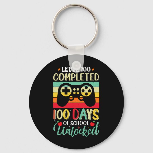 Chaveiro Nível 100 Dias De Nível De Jovens Jogadores Comple (Frente)
