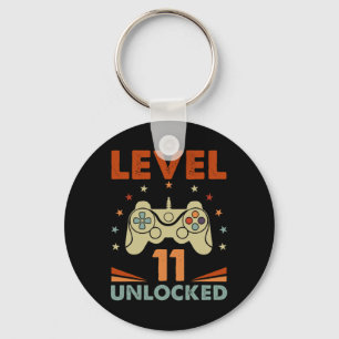 Chaveiro Nível 11 Vídeo Gamer 11 Birthday 11 Yea