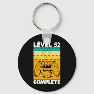 Chaveiro Nível 52 Gamer Completo - Vintage 52º Aniversário