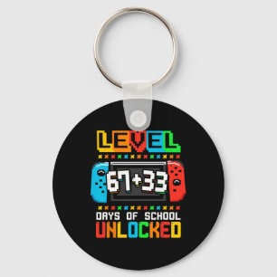 Chaveiro Nível 67 33 Feliz 100 Dias De Escola Completos Div