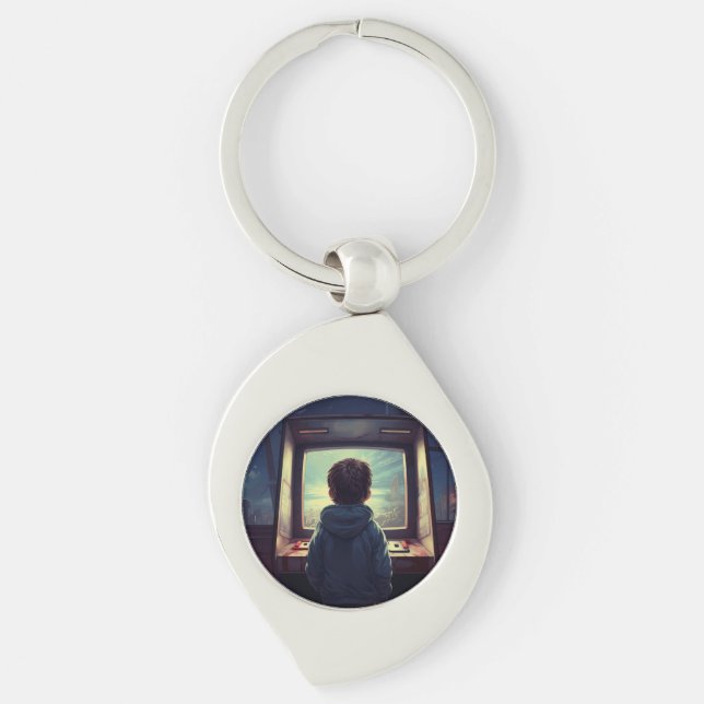 Chaveiro Nível final | Um Sonho De Arcade Retroativa (Frente)