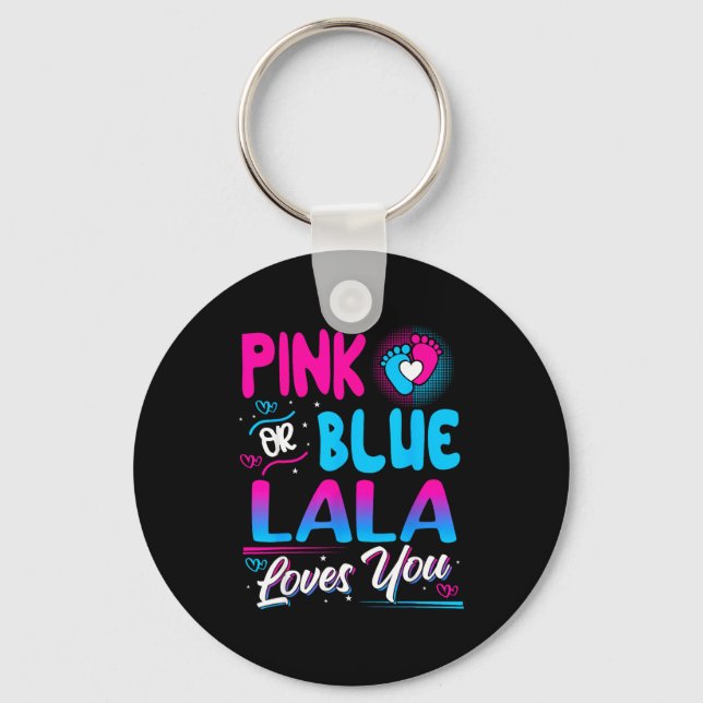 Chaveiro Nk Ou Blue Lala Ama Você Novo Bebê  (Frente)