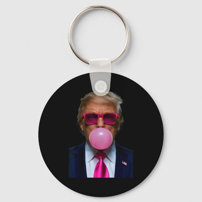 Chaveiro Nk Sungles Funny Donald Trump Nk Bubble Gum 2024  (Frente)