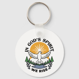 Chaveiro No espírito de Deus que levanta - fé e liberdade