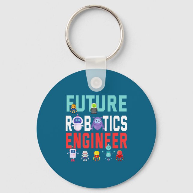 Chaveiro No Futuro Engenheiro de Robótica Engenheiro de Rob (Frente)