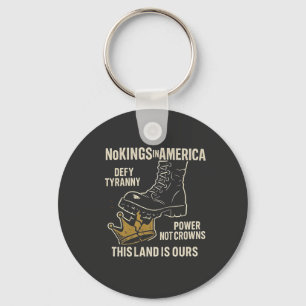 Chaveiro No Kings in America Anti-Trump 4 de julho