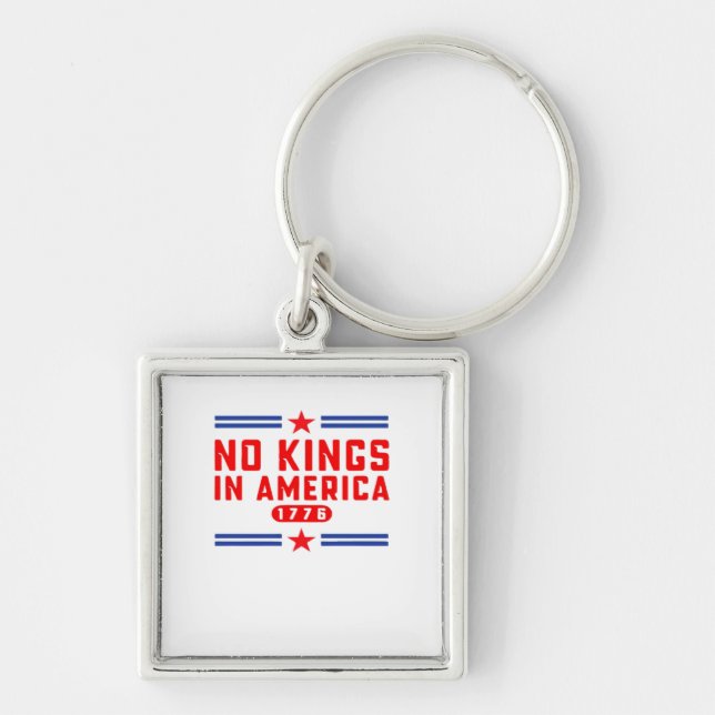 Chaveiro No Kings In America Classic Minimal Clean (Frente)