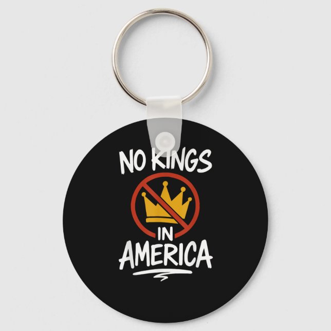 Chaveiro No Kings In America No Crown Minimal Clean (Frente)
