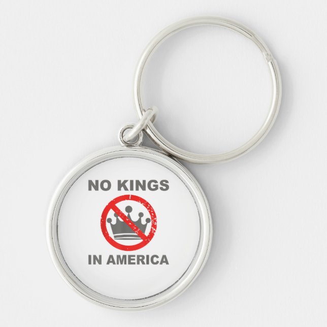 Chaveiro No Kings In America Patriotic Casual (Frente)