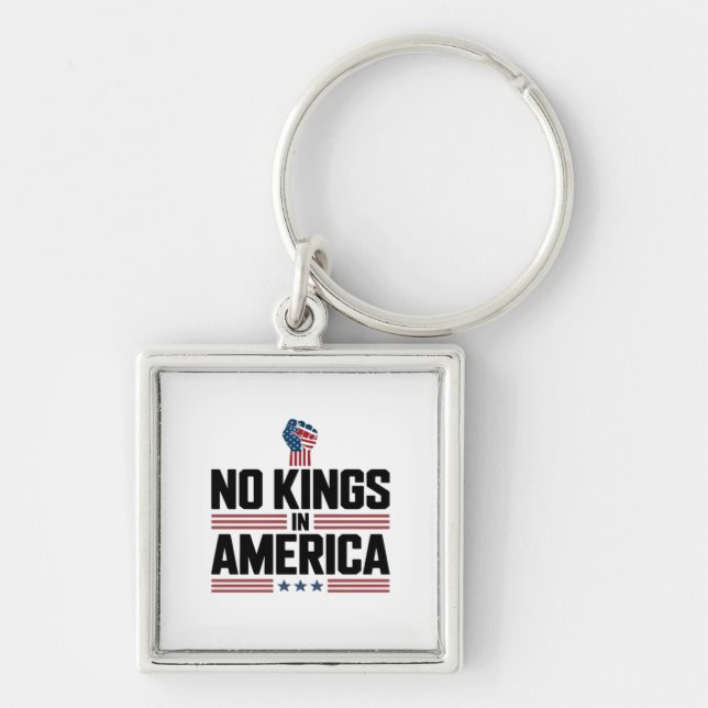 Chaveiro No Kings In America USA Retro Classic (Frente)