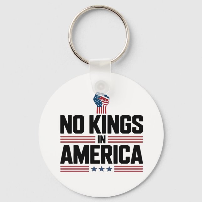 Chaveiro No Kings In America USA Retro Classic (Frente)