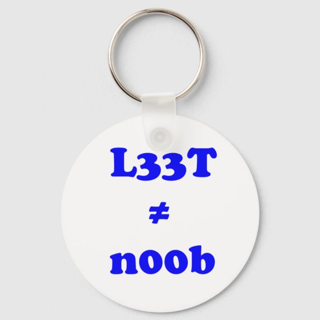 Chaveiro nó l33t let n00b (Frente)