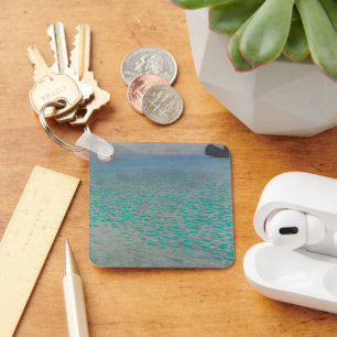 Chaveiro No Lago Attersee de Gustav Klimt, Vintage Fine Art