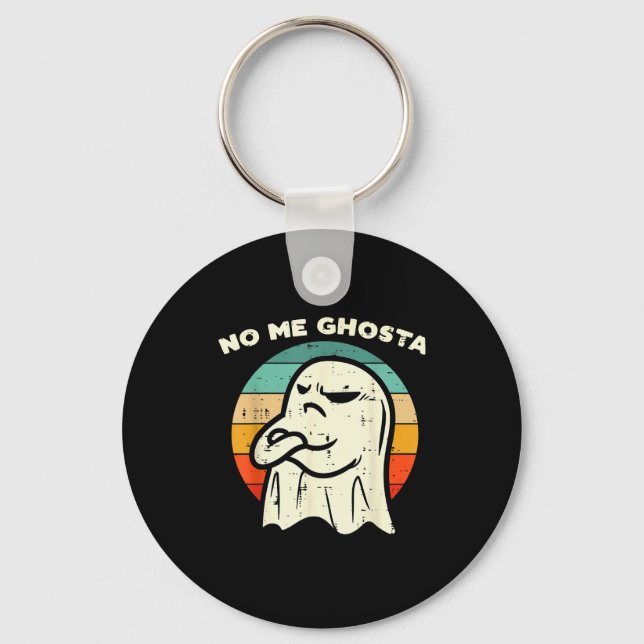 Chaveiro No Me Ghosta Funny Ghost Mexican Halloween Men Wom (Frente)