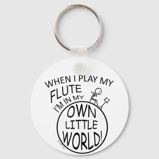 Chaveiro No Meu Pequeno Mundo Flute (Frente)