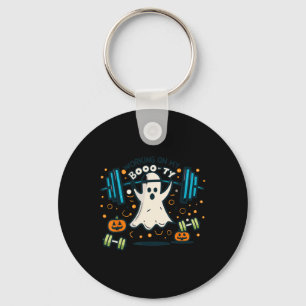 Chaveiro No Meu Trabalho De Fantasma De Halloween De Boo-ty