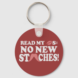 Chaveiro No New Staches custom key chain