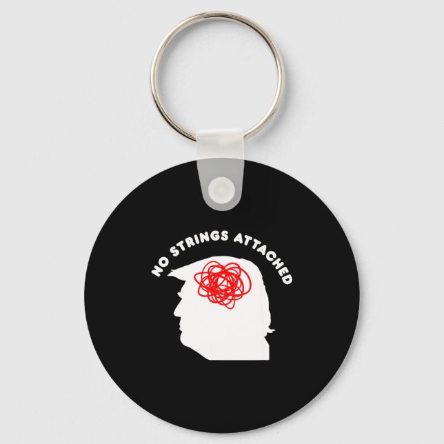 Chaveiro No Strings Attached Funny Sarcastic Saying Adult H (Frente)