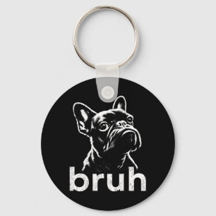 Chaveiro No Verso Bro Funny French Bulldog Meme Amante de C