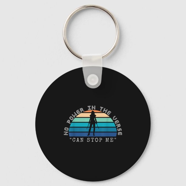 Chaveiro No Wer In The Verse Can Stop Me, Funny Insration Q (Frente)