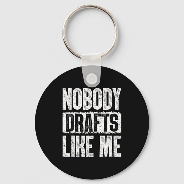 Chaveiro Nobody Drafts Like Me Fantasy Football Draft Day  (Frente)