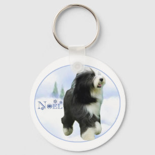 Chaveiro Noel Bearded Collie