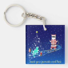 Chaveiro Noite de Aquecimento Cardíaco dos papais noeis