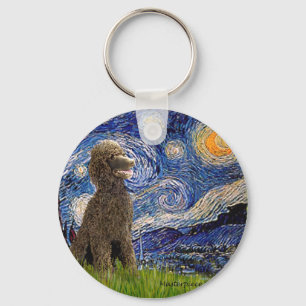 Chaveiro Noite Estrelada - Poodle St. de Chocolate