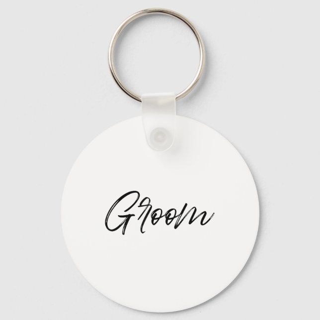 Chaveiro Noiva de Correspondência de Groom &amp; Casamento  (Frente)