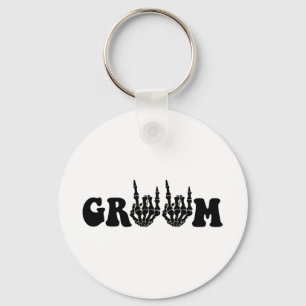Chaveiro Noiva de Groom Skeleton Gothic Halloween Bach