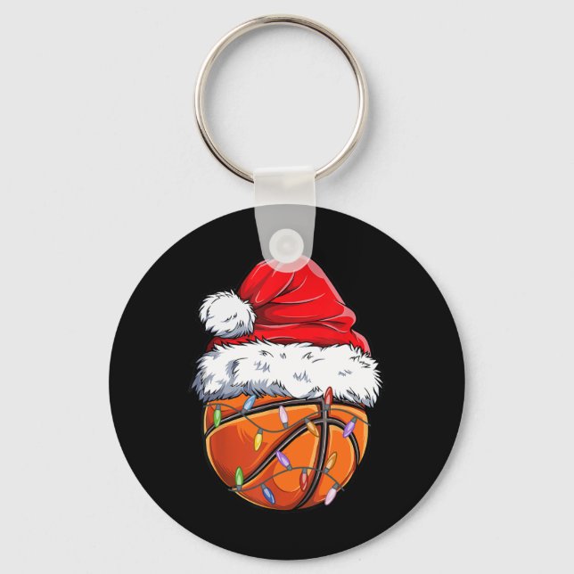 Chaveiro Noiva de Natal de Basquete - Xm Diversão de Basque (Frente)