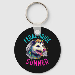 Chaveiro Noiva Feral Divertida Verão Noiva Possum Fofa Para
