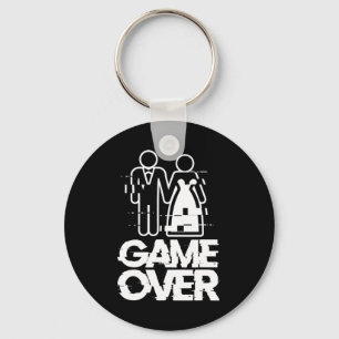 Chaveiro Noiva Noivo Casamento Divertido Falha Game Over