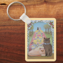 Chaveiro Noiva & Noivo Gatos Personalizados Casamento