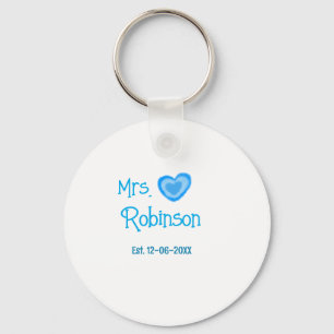 Chaveiro Noiva para ser Sra adicionar nome data aquarela co