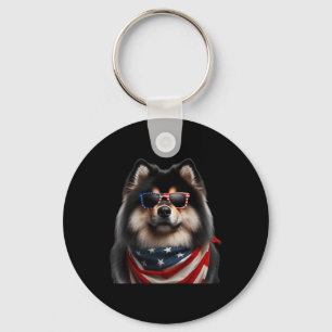 Chaveiro Noivo Finlandês Do Cachorro 4 De Julho Independent