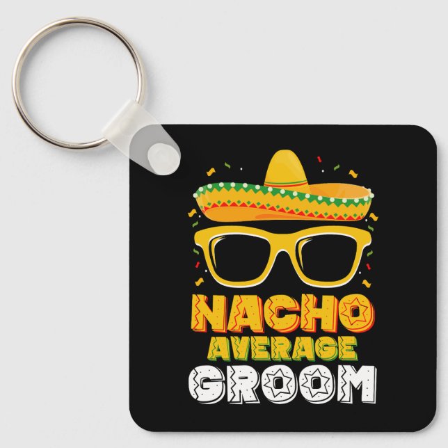 Chaveiro Noivo Médio Nacho Casamento Cinco de Maio (Frente)